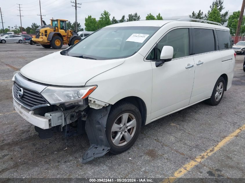 2016 Nissan Quest Platinum/S/Sl/Sv VIN: JN8AE2KP8G9154218 Lot: 39422441