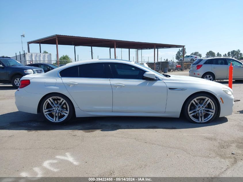 2013 BMW 640I Gran Coupe I VIN: WBA6A0C55DDZ03481 Lot: 39422458