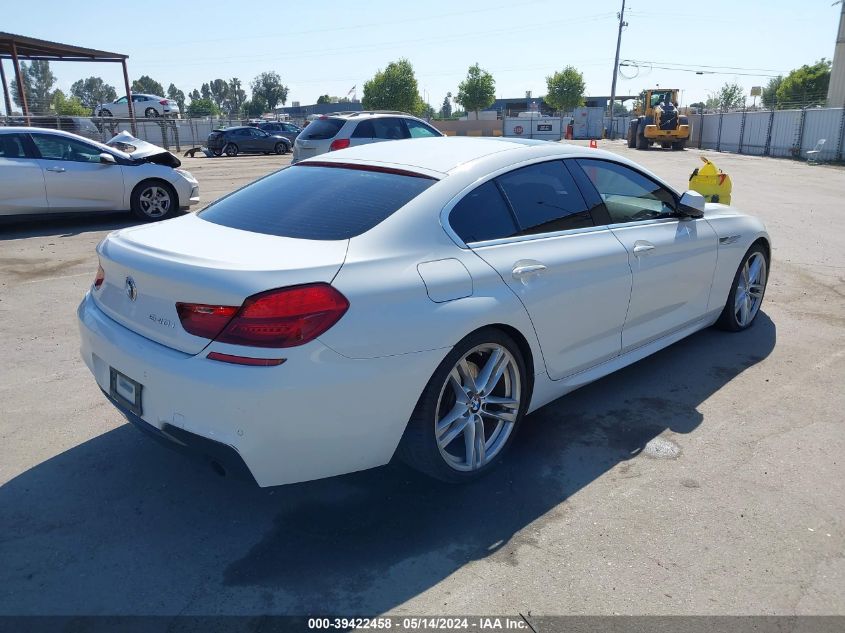 2013 BMW 640I Gran Coupe I VIN: WBA6A0C55DDZ03481 Lot: 39422458