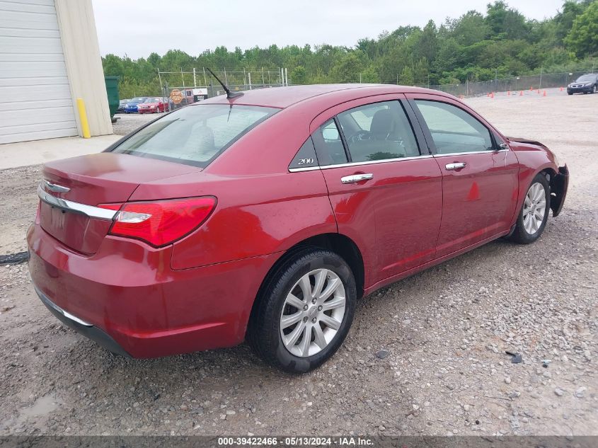 2014 Chrysler 200 Limited VIN: 1C3CCBCG3EN186978 Lot: 39422466