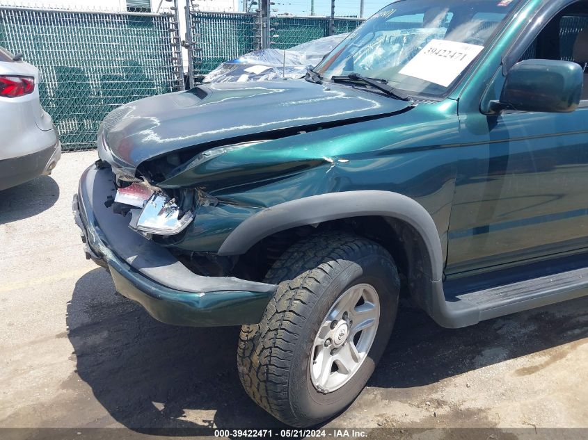 1999 Toyota 4Runner Sr5 V6 VIN: JT3HN86R8X0252876 Lot: 39422471