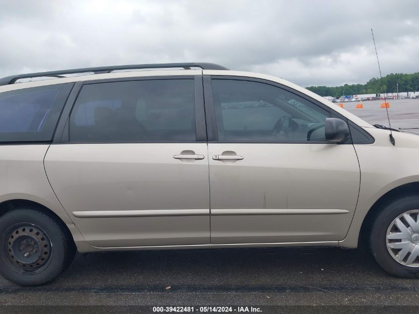 2006 Toyota Sienna Ce VIN: 5TDZA23C96S545092 Lot: 39422481