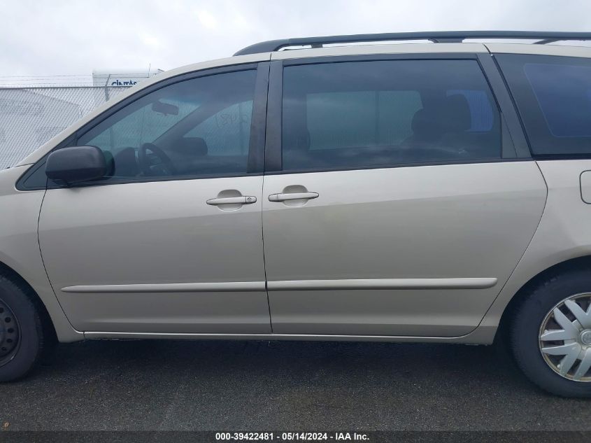 2006 Toyota Sienna Ce VIN: 5TDZA23C96S545092 Lot: 39422481