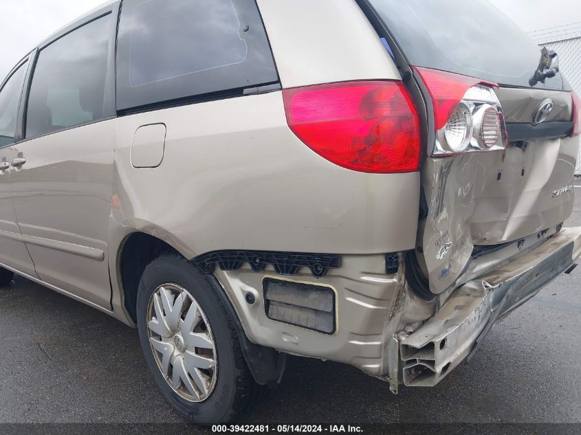 2006 Toyota Sienna Ce VIN: 5TDZA23C96S545092 Lot: 39422481