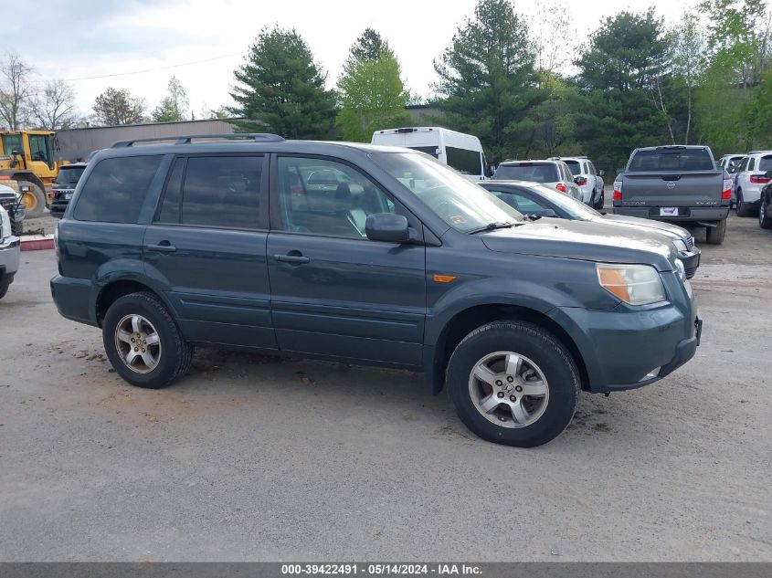 2006 Honda Pilot Ex-L VIN: 2HKYF18626H515447 Lot: 39422491