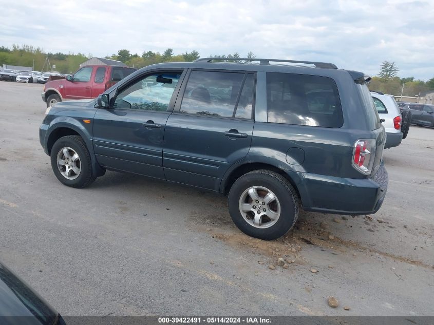 2006 Honda Pilot Ex-L VIN: 2HKYF18626H515447 Lot: 39422491