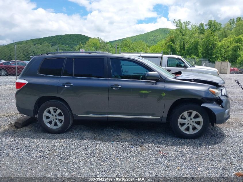 2013 Toyota Highlander Se V6 VIN: 5TDBK3EH5DS195275 Lot: 39422497