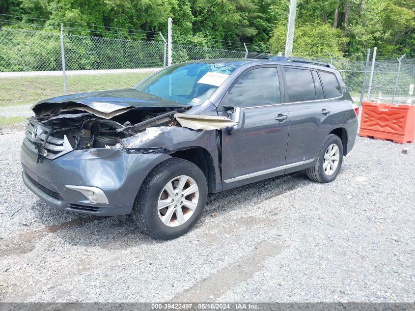 2013 Toyota Highlander Se V6 VIN: 5TDBK3EH5DS195275 Lot: 39422497