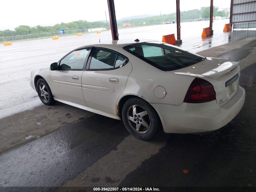 2004 Pontiac Grand Prix Gt2 VIN: 2G2WS522041164203 Lot: 39422507