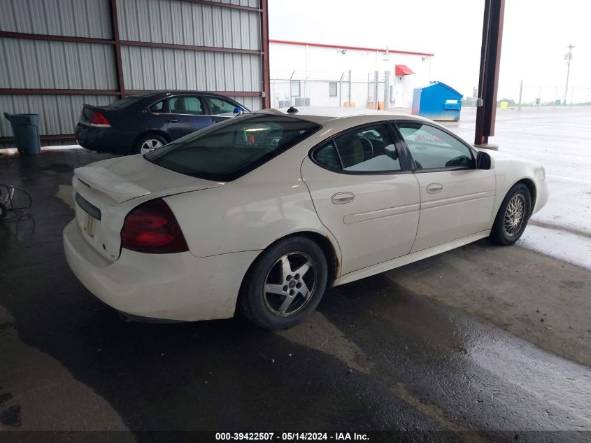 2004 Pontiac Grand Prix Gt2 VIN: 2G2WS522041164203 Lot: 39422507