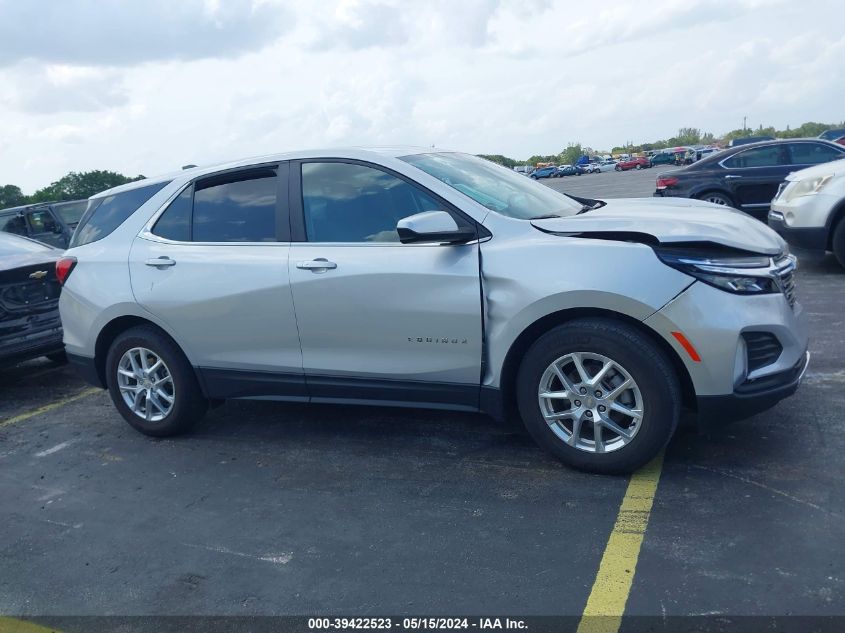 2022 Chevrolet Equinox Fwd Lt VIN: 3GNAXKEV1NL114560 Lot: 39422523