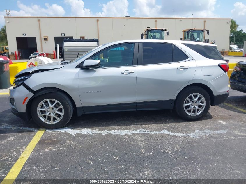 2022 Chevrolet Equinox Fwd Lt VIN: 3GNAXKEV1NL114560 Lot: 39422523