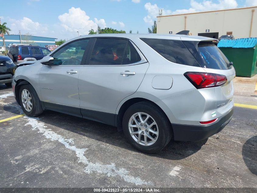 2022 Chevrolet Equinox Fwd Lt VIN: 3GNAXKEV1NL114560 Lot: 39422523