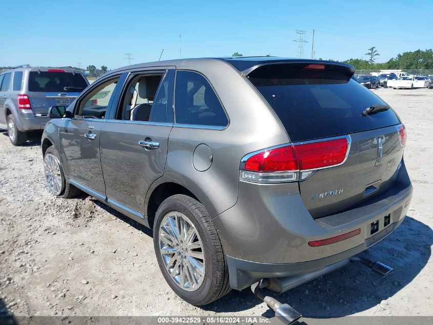 2012 Lincoln Mkx VIN: 2LMDJ6JK5CBL16482 Lot: 39422529