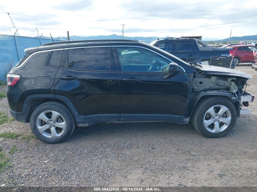 2018 Jeep Compass Latitude Fwd VIN: 3C4NJCBBXJT300085 Lot: 39422535