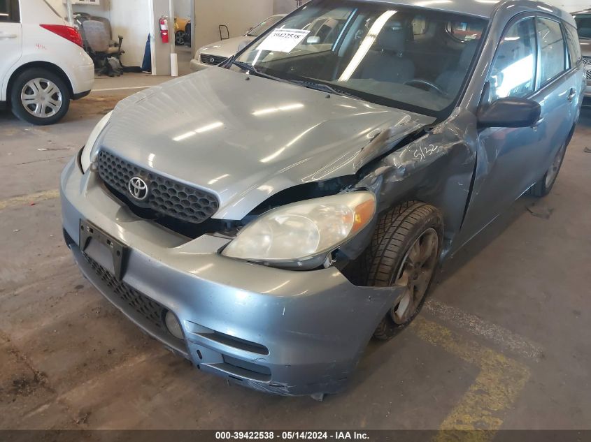 2003 Toyota Matrix Xr VIN: 2T1KR32E33C161834 Lot: 39422538