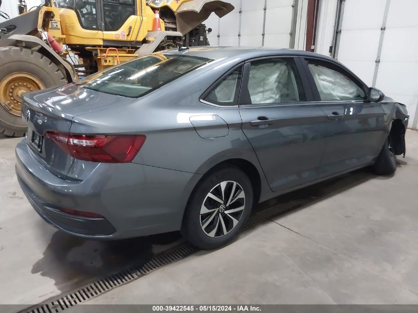 2024 Volkswagen Jetta 1.5T S VIN: 3VW5M7BU7RM016657 Lot: 39422545