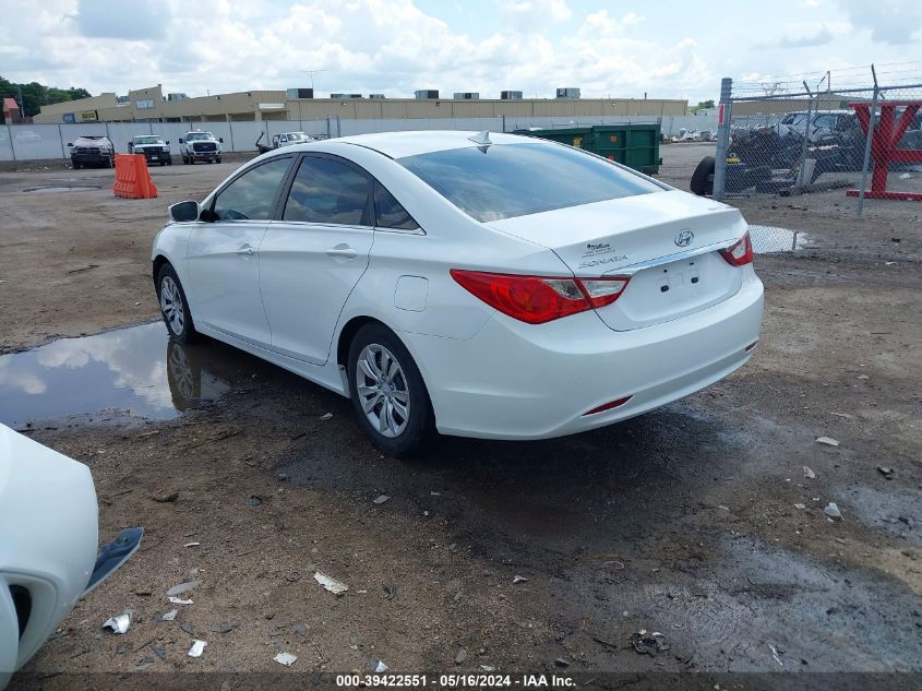 2012 Hyundai Sonata Gls VIN: 5NPEB4AC6CH488927 Lot: 39422551