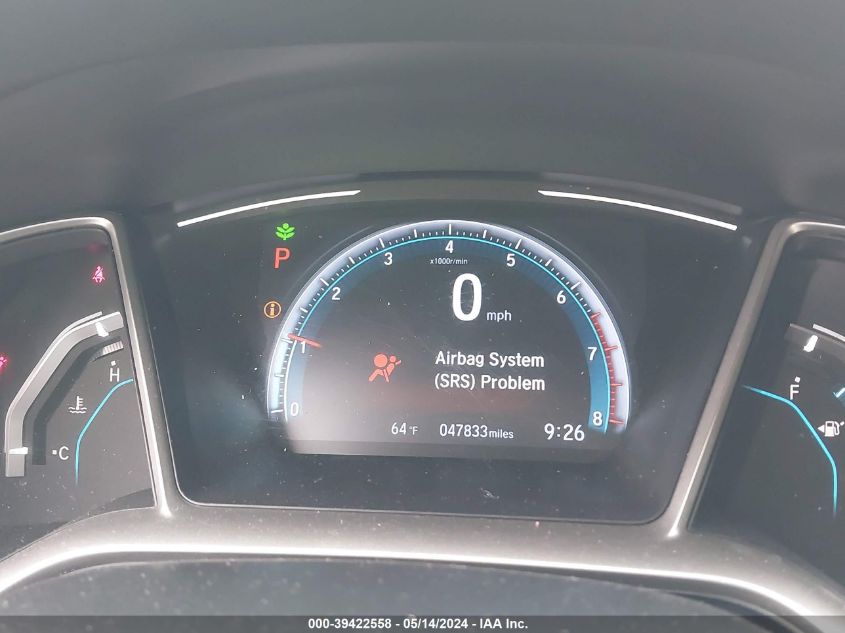 2020 Honda Civic Ex VIN: 19XFC1F37LE210082 Lot: 39422558