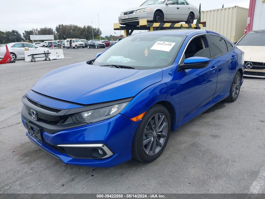 VIN 19XFC1F37LE210082 2020 HONDA CIVIC EX