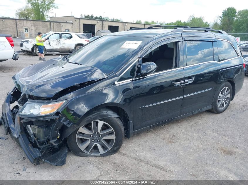 2016 Honda Odyssey Touring/Touring Elite VIN: 5FNRL5H95GB040651 Lot: 39422564