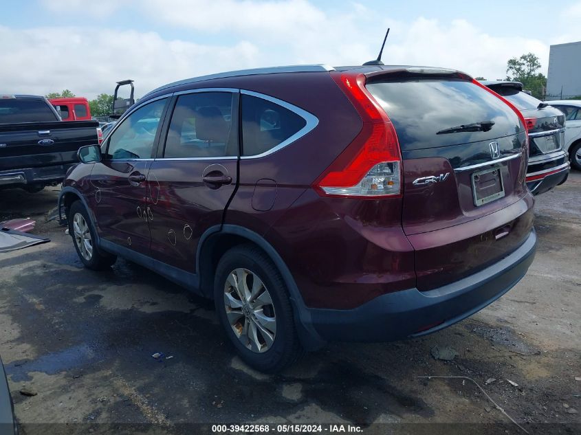 2014 Honda Cr-V Ex-L VIN: 5J6RM3H79EL042438 Lot: 39422568