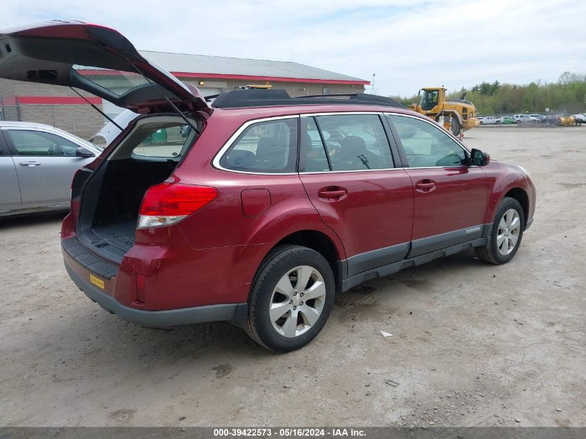 2012 Subaru Outback 2.5I VIN: 4S4BRBAC3C3201831 Lot: 39422573