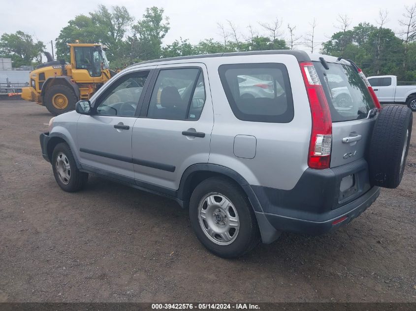 2005 Honda Cr-V Lx VIN: JHLRD78545C004260 Lot: 39422576