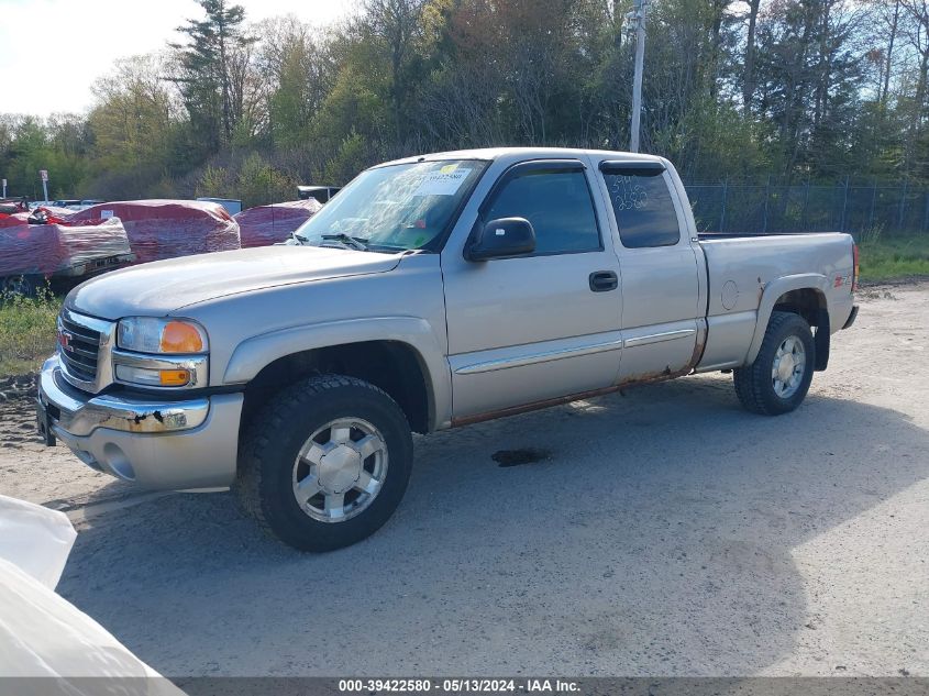 2005 GMC Sierra 1500 Sle VIN: 2GTEK19B151296281 Lot: 39422580