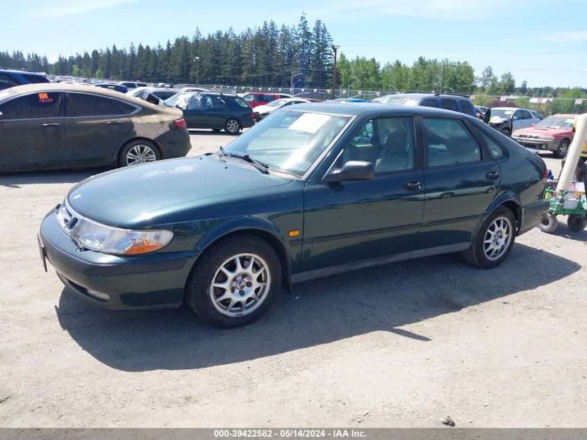 2000 Saab 9-3 VIN: YS3DD58H7Y2025922 Lot: 39422582