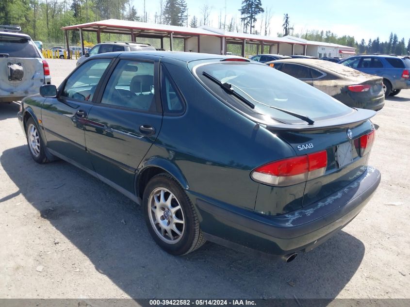 2000 Saab 9-3 VIN: YS3DD58H7Y2025922 Lot: 39422582