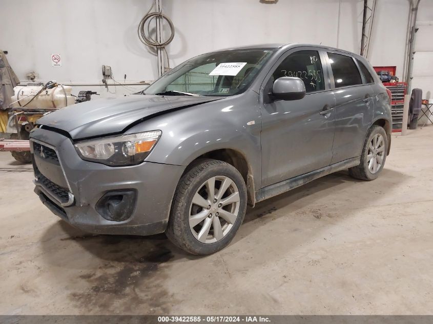 2015 Mitsubishi Outlander Sport Es VIN: 4A4AP3AU2FE001173 Lot: 39422585