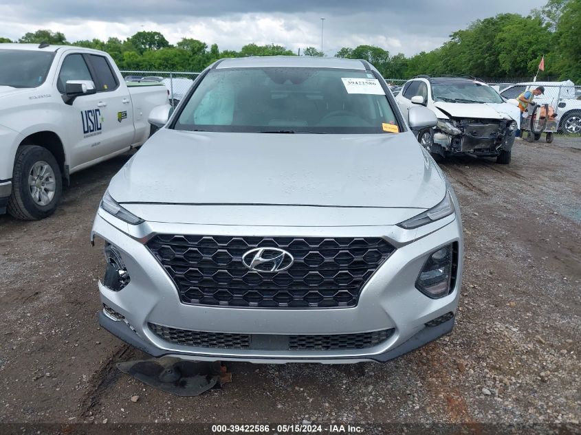 2019 Hyundai Santa Fe Se VIN: 5NMS23AD9KH015430 Lot: 39422586