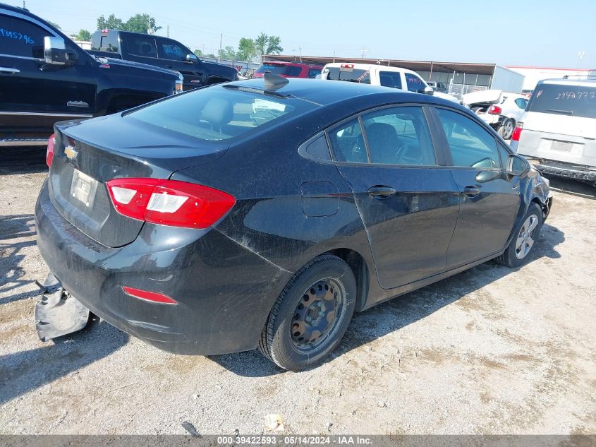 2017 Chevrolet Cruze Ls Auto VIN: 1G1BC5SM8H7123635 Lot: 39422593