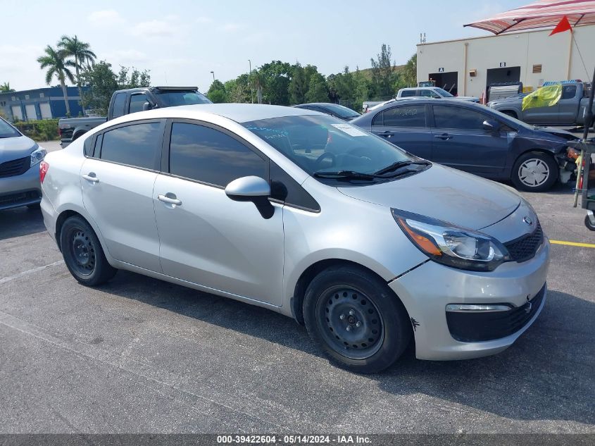 2016 Kia Rio Lx VIN: KNADM4A36G6665561 Lot: 39422604