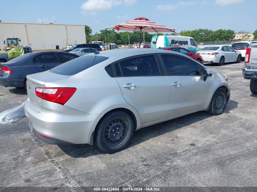 2016 Kia Rio Lx VIN: KNADM4A36G6665561 Lot: 39422604