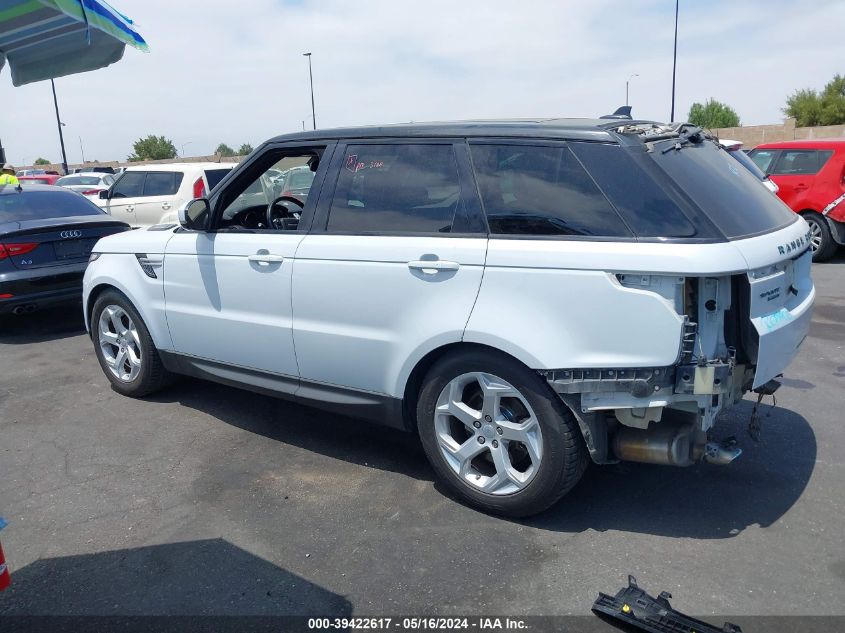 2016 Land Rover Range Rover Sport 3.0L V6 Supercharged Hse VIN: SALWR2PF8GA100625 Lot: 39422617