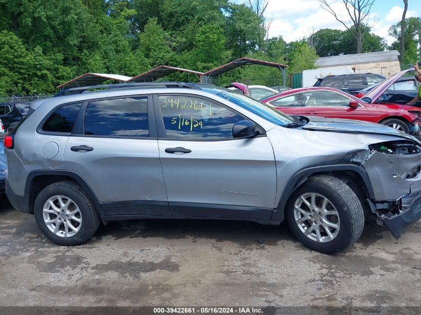 2017 Jeep Cherokee Sport 4X4 VIN: 1C4PJMAB4HW565315 Lot: 39422661