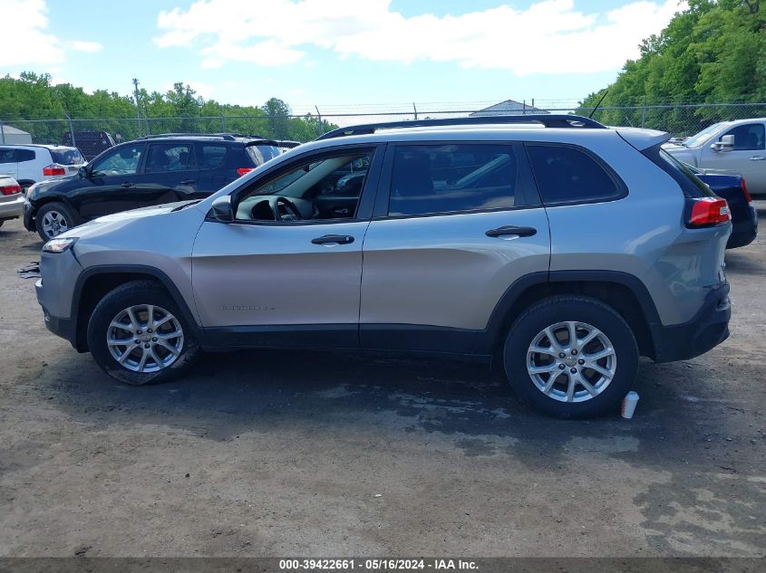 2017 Jeep Cherokee Sport 4X4 VIN: 1C4PJMAB4HW565315 Lot: 39422661