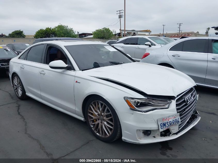 2016 Audi A6 3.0T Premium Plus VIN: WAUFGAFC4GN001966 Lot: 39422665