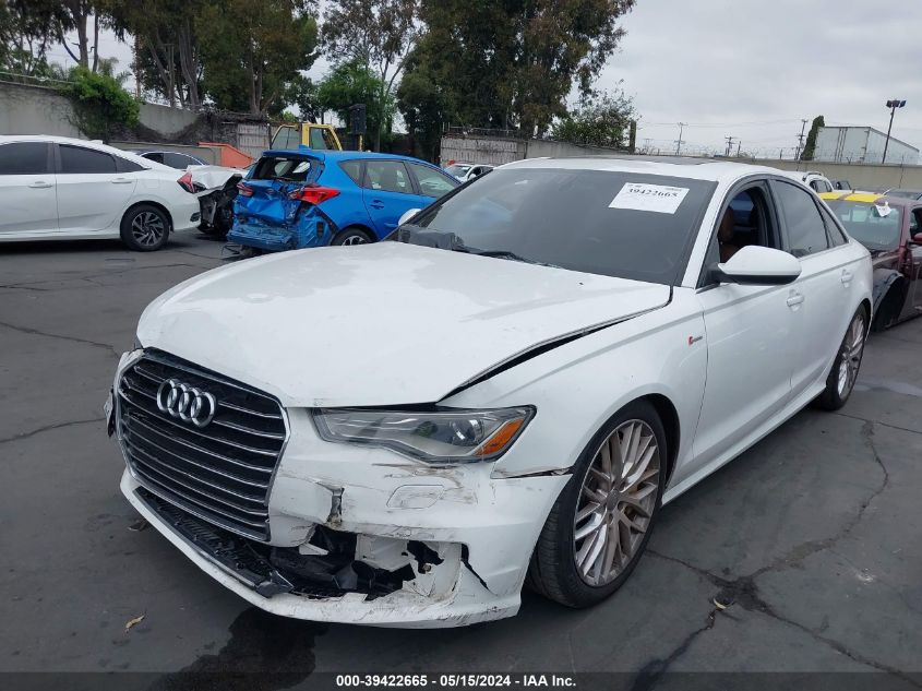 2016 Audi A6 3.0T Premium Plus VIN: WAUFGAFC4GN001966 Lot: 39422665