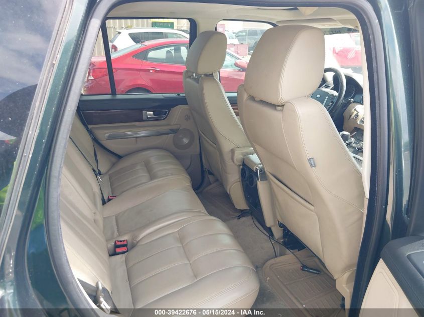 2010 Land Rover Range Rover Sport Hse VIN: SALSK2D41AA229710 Lot: 39422676