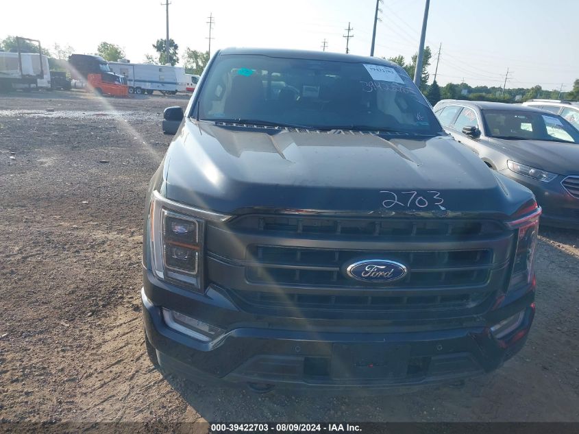 2022 Ford F-150 Lariat VIN: 1FTFW1E53NKE61210 Lot: 39422703