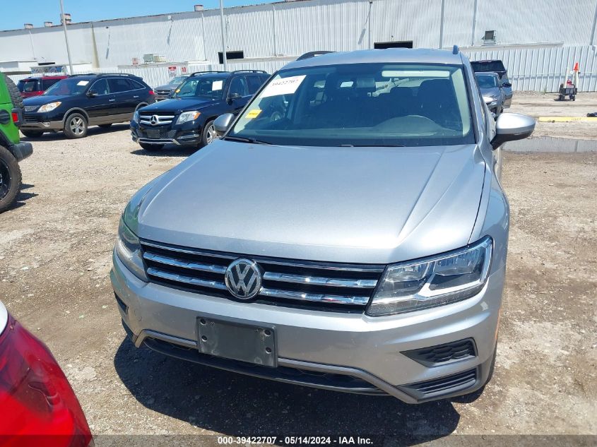 2021 Volkswagen Tiguan 2.0T S VIN: 3VV1B7AX2MM142213 Lot: 39422707