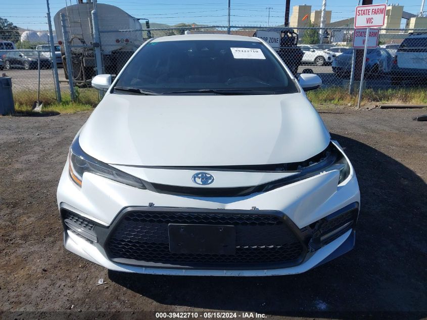 2022 Toyota Corolla Se VIN: JTDS4MCE9N3507139 Lot: 39422710