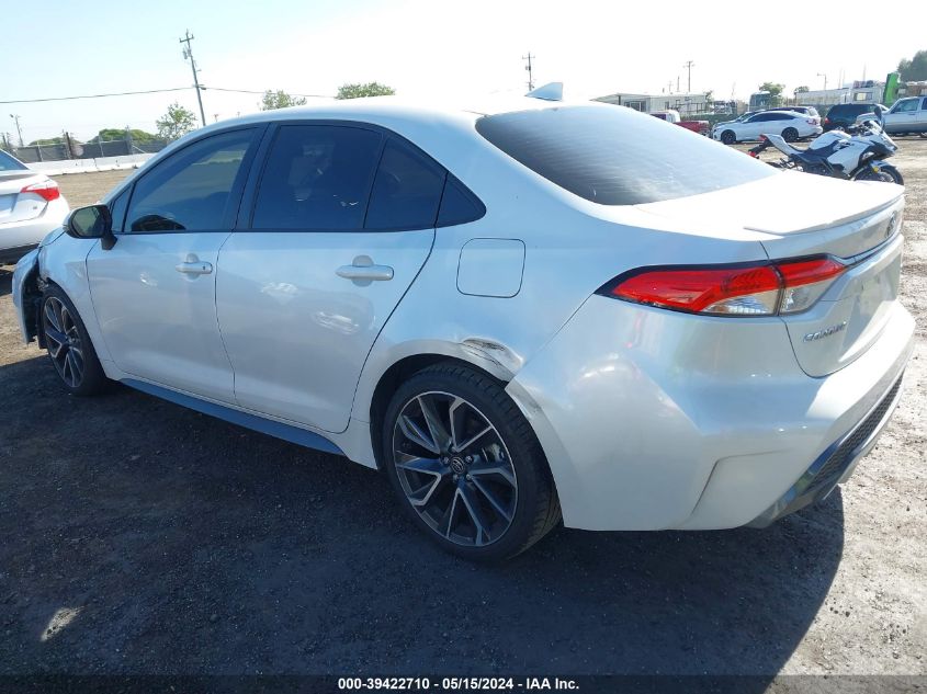 2022 Toyota Corolla Se VIN: JTDS4MCE9N3507139 Lot: 39422710