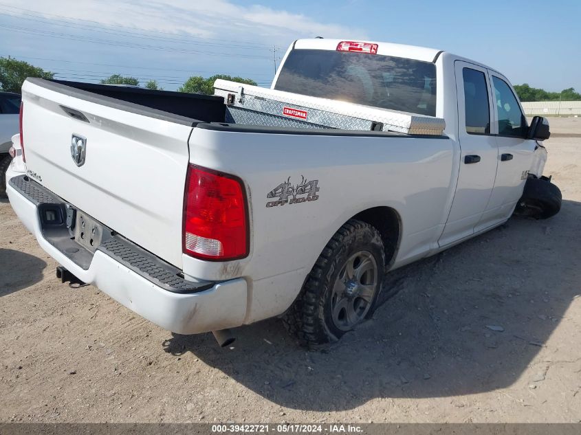 2017 Ram 1500 Tradesman Quad Cab 4X4 6'4 Box VIN: 1C6RR7FT0HS654110 Lot: 39422721