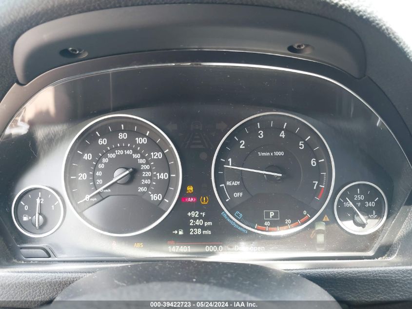 2013 BMW 328I VIN: WBA3A5C58DF352547 Lot: 39422723