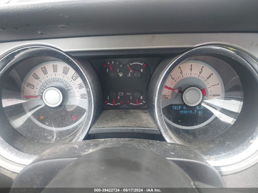 2012 Ford Mustang V6 Premium VIN: 1ZVBP8AM4C5226745 Lot: 39422724