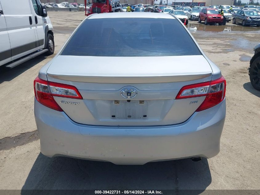 2012 Toyota Camry Se VIN: 4T1BF1FK4CU102433 Lot: 39422731